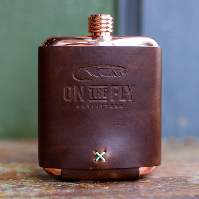 OTF x Whiskey Leather Works Flask – On The Fly Outfitters